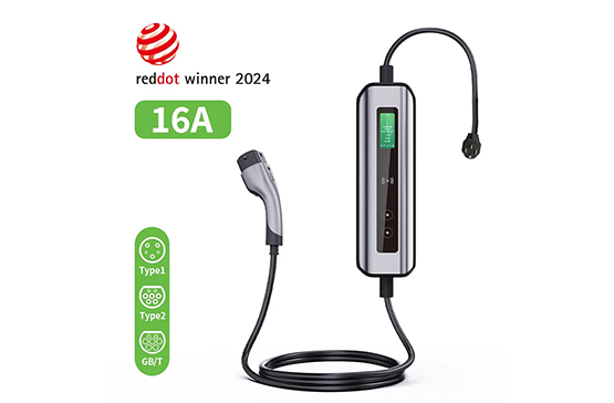 3 Phase 11KW 16Amp IEC 62169 Type 2 EV Charger Modes 2 EV Charging with 5 Pin Red CEE Plug