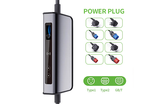 Mode 2 EV Charger Type 2 7kw 16A 32A IP67 Time Delay Portable Type 2 Charging Cable