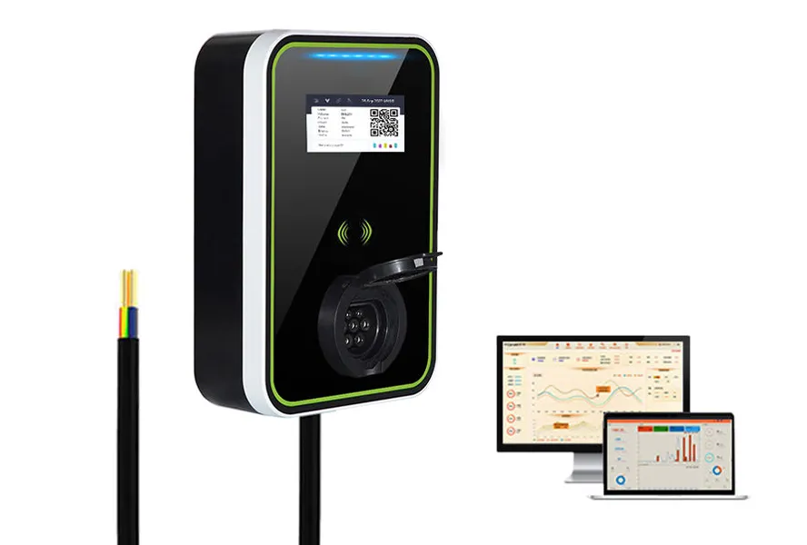 smart home eves walbox 7kw 1lkw 22kw type2 ac charging station with ocpp1