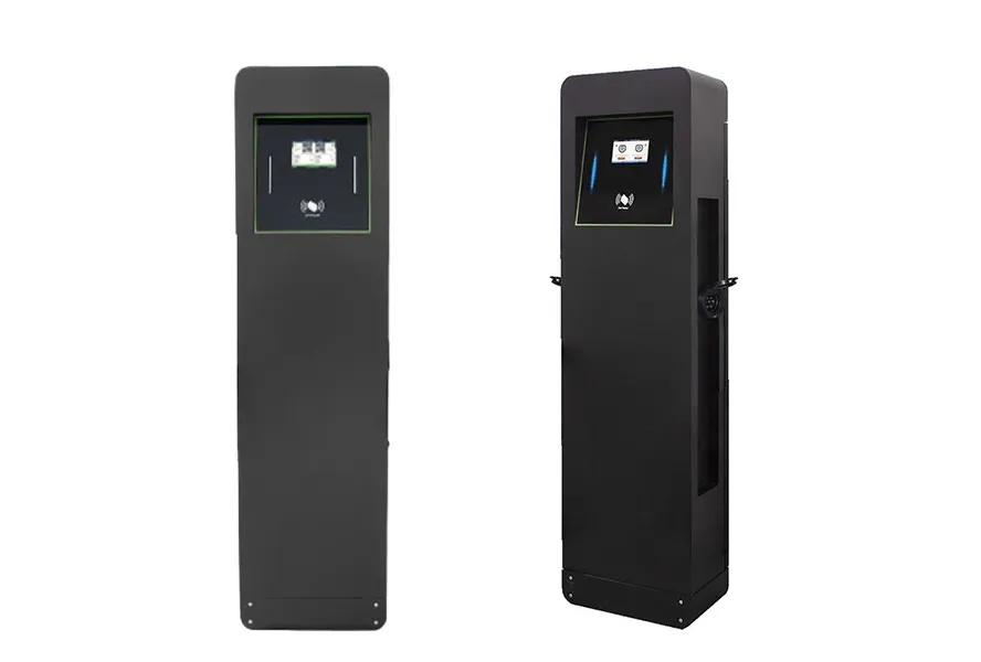 44kw wallbox 2 22kw ev charging station with dual type 2 socket ac public charging station 2