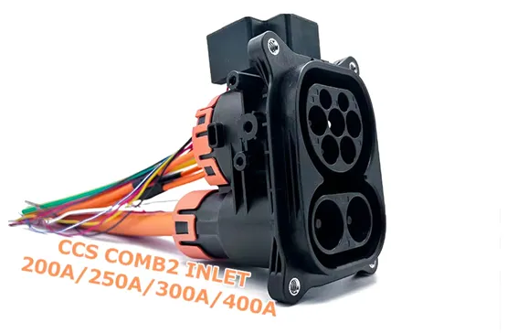 DC Fast Charging 300A 350A 400A CCS Combo 2 Inlets CCS2 Socket Electric Vehicle Car side