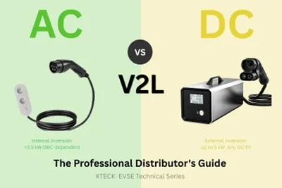AC vs. DC V2L: The Complete Technical Guide for EVSE Distributors and B2B Buyers