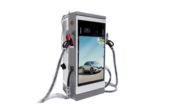 120kW 160kW 180kW Dual Gun DC Fast Charging Station With 55inch Advertising Screen